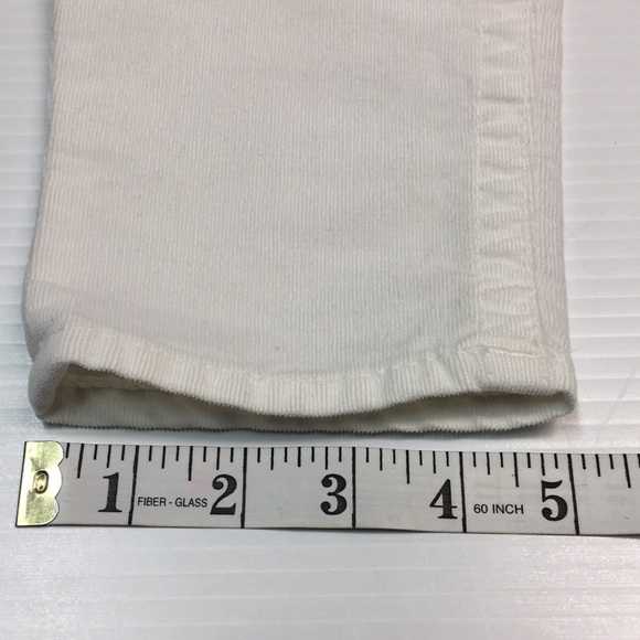 True Religion Women Shannon White Slim Fit Soft Corduroy Pant. Sz 29 - Picture 11 of 11